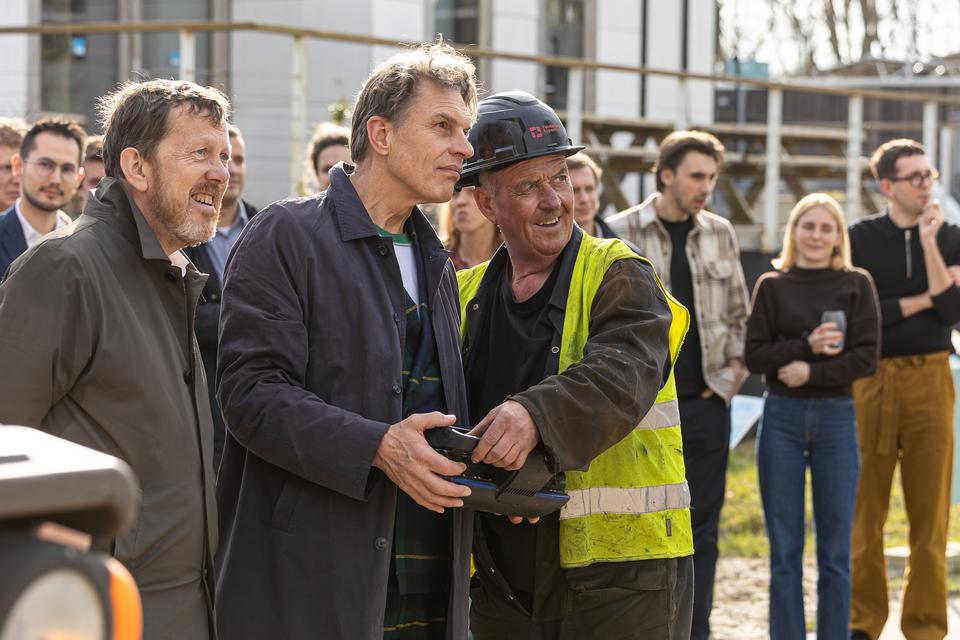 Werkbezoek op locatie, foto Robèrt Kroonen