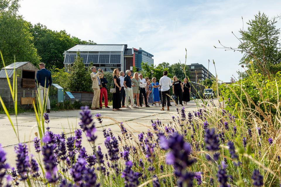 Dijkgraaf Delfland en burgemeesters Rotterdam-Rijnmond, foto Robèrt Kroonen